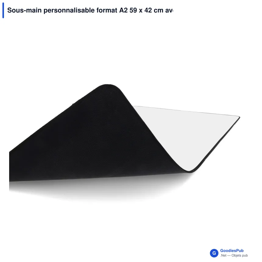 Sous-main personnalisable format A2 59 x 42 cm avec logo - Sublimation - Image 2