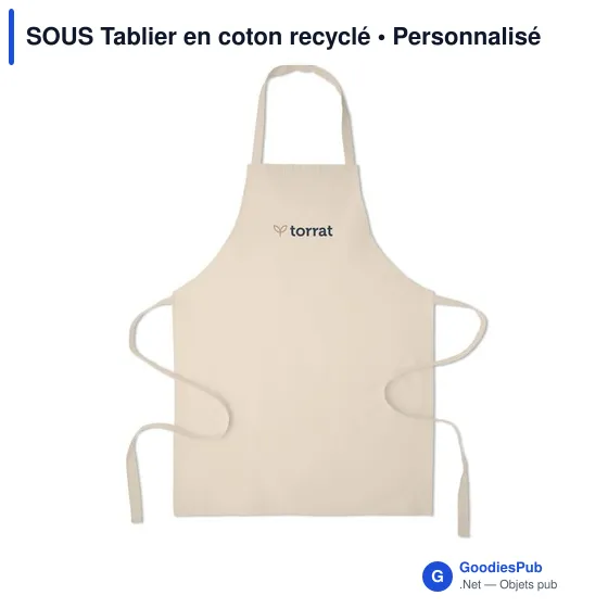 SOUS Tablier en coton recyclé - Image 3