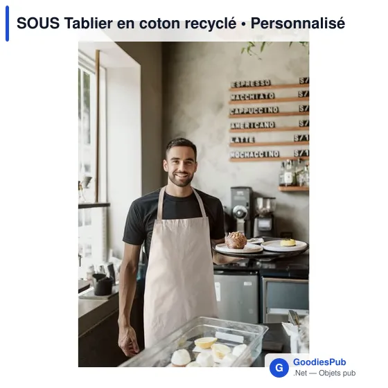 SOUS Tablier en coton recyclé - Image 4