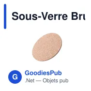 Sous-Verre Brunex - Miniature 1