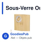 Sous-Verre Ouvre Bouteille Lestral - Miniature 1