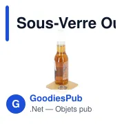 Sous-Verre Ouvre Bouteille Lestral - Miniature 3