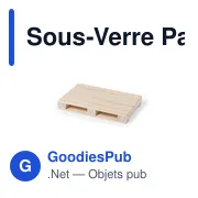 Sous-Verre Palet - Miniature 1