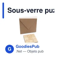 Sous-verre puzzle personnalisable avec logo | Oberon - Miniature 9