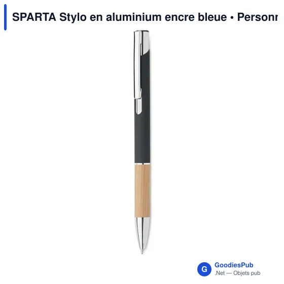 SPARTA Stylo en aluminium encre bleue - Image 11