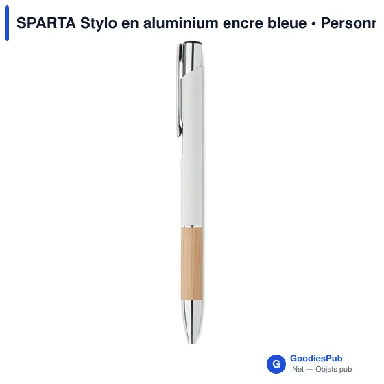 SPARTA Stylo en aluminium encre bleue - Image 3