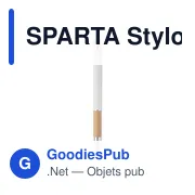 SPARTA Stylo en aluminium encre bleue - Miniature 4