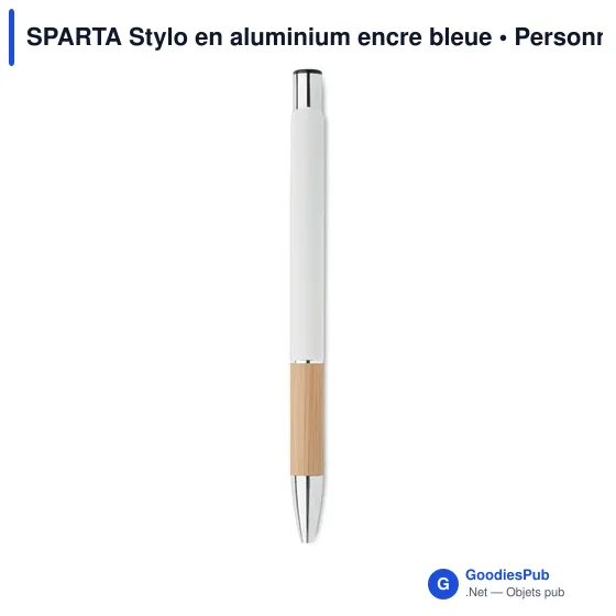 SPARTA Stylo en aluminium encre bleue - Image 4