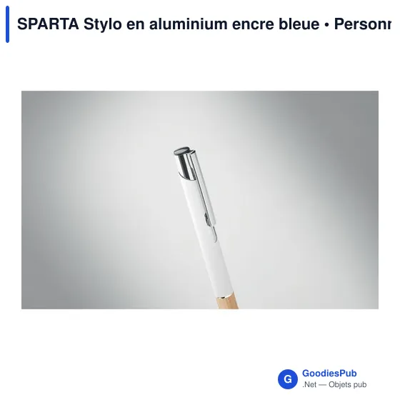 SPARTA Stylo en aluminium encre bleue - Image 5