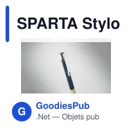 SPARTA Stylo en aluminium encre bleue - Miniature 10