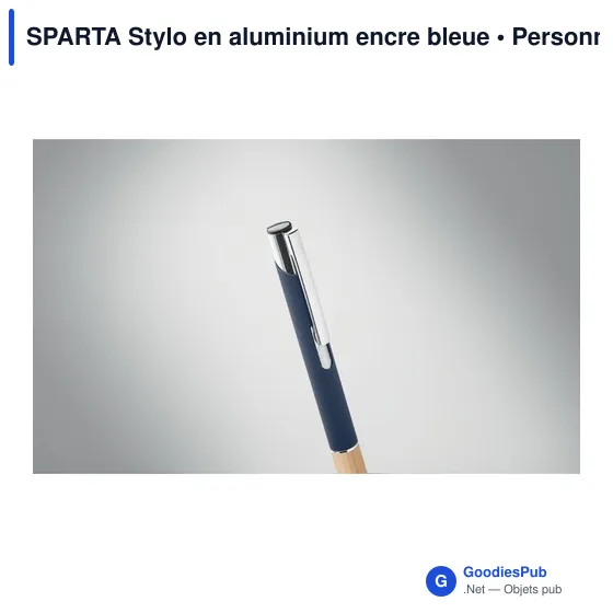 SPARTA Stylo en aluminium encre bleue - Image 10