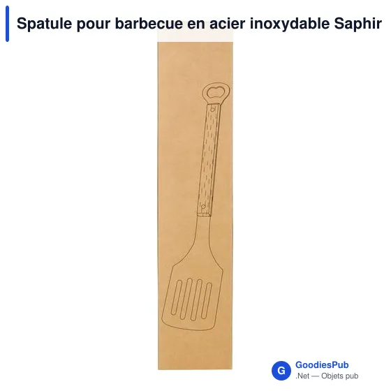 Spatule pour barbecue en acier inoxydable Saphira - Image 3