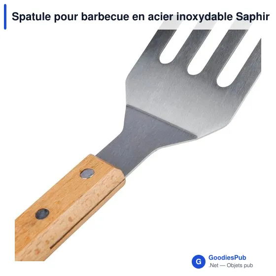 Spatule pour barbecue en acier inoxydable Saphira - Image 5