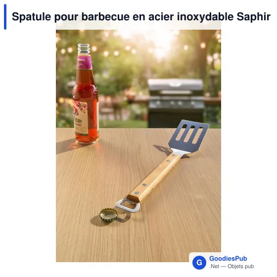 Spatule pour barbecue en acier inoxydable Saphira - Image 9