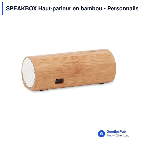 SPEAKBOX Haut-parleur en bambou - Image 2