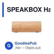 SPEAKBOX Haut-parleur en bambou - Miniature 3