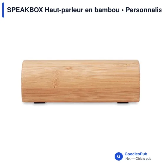SPEAKBOX Haut-parleur en bambou - Image 3