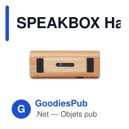 SPEAKBOX Haut-parleur en bambou - Miniature 4