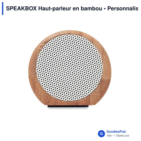 SPEAKBOX Haut-parleur en bambou - Image 5