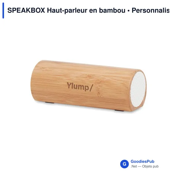 SPEAKBOX Haut-parleur en bambou - Image 6