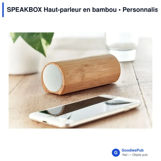 SPEAKBOX Haut-parleur en bambou - Image 7