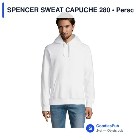SPENCER SWEAT CAPUCHE 280