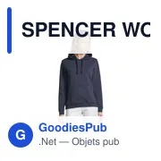SPENCER WOMEN sweat femme 280g - Miniature 1