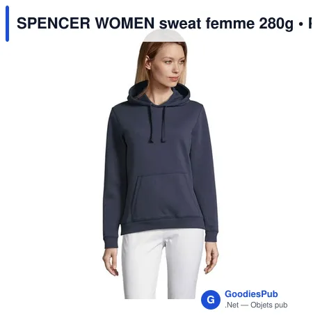 SPENCER WOMEN sweat femme 280g