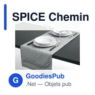 SPICE Chemin de table en polyester - Miniature 7