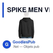 SPIKE MEN VESTE ZIP CAPUCHE - Miniature 2