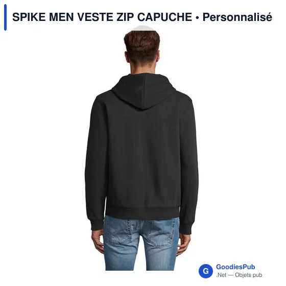 SPIKE MEN VESTE ZIP CAPUCHE - Image 11