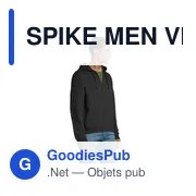 SPIKE MEN VESTE ZIP CAPUCHE - Miniature 3