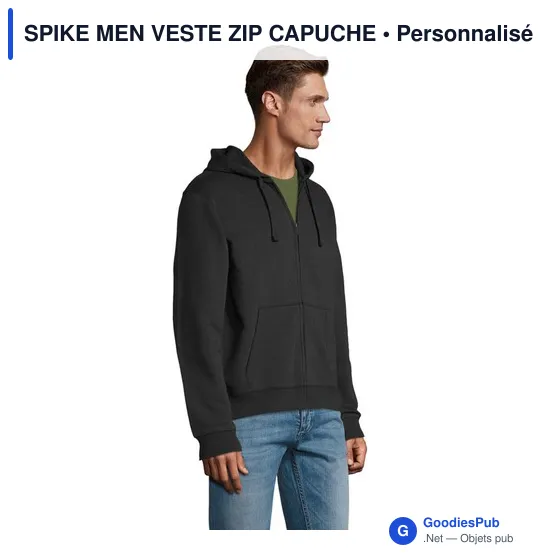SPIKE MEN VESTE ZIP CAPUCHE - Image 9