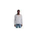 Variante gris chiné - SPIKE MEN VESTE ZIP CAPUCHE