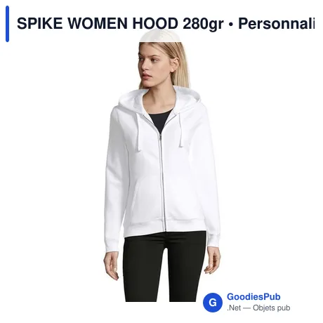 SPIKE WOMEN HOOD 280gr