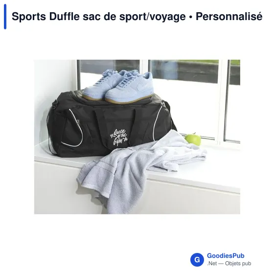 Sac de sport personnalisable avec logo - Sports Duffle - Image 2