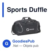 Sac de sport personnalisable avec logo - Sports Duffle - Miniature 3