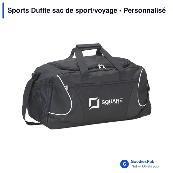 Sac de sport personnalisable avec logo - Sports Duffle - Image 3