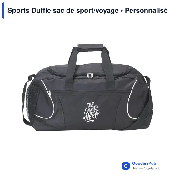 Sac de sport personnalisable avec logo - Sports Duffle - Image 4
