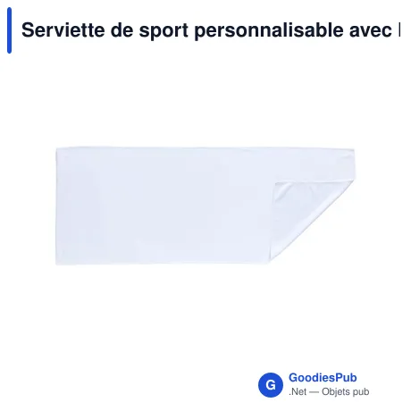 Serviette de sport personnalisable avec logo - SportsTowel