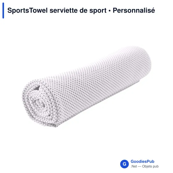 Serviette de sport personnalisable avec logo - SportsTowel - Image 2