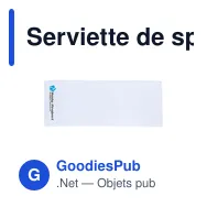 Serviette de sport personnalisable avec logo - SportsTowel - Miniature 3