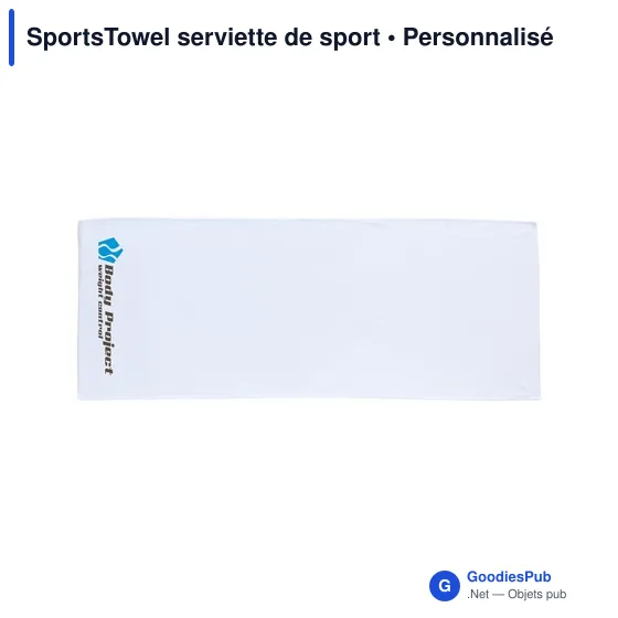 Serviette de sport personnalisable avec logo - SportsTowel - Image 3