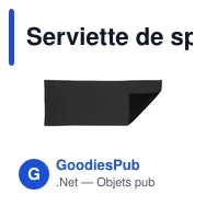 Serviette de sport personnalisable avec logo - SportsTowel - Miniature 7