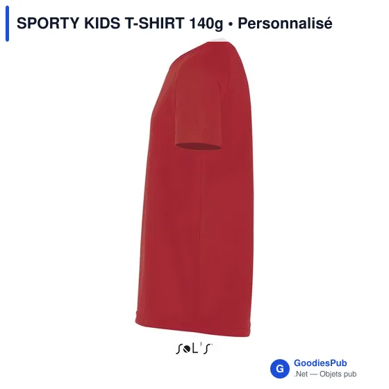 SPORTY KIDS T-SHIRT 140g - Image 3