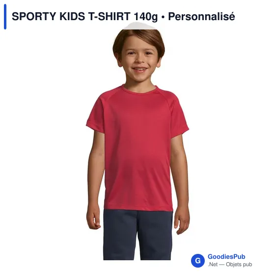 SPORTY KIDS T-SHIRT 140g - Image 10