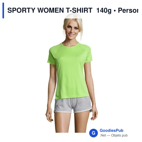 SPORTY WOMEN T-SHIRT  140g