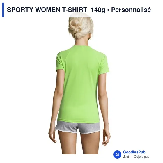 SPORTY WOMEN T-SHIRT  140g - Image 11