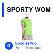 SPORTY WOMEN T-SHIRT  140g - Miniature 12