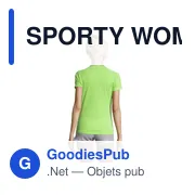 SPORTY WOMEN T-SHIRT 140g - Miniature 5